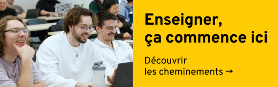 Onglet menant vers les programmes en enseignement de la FSÉ