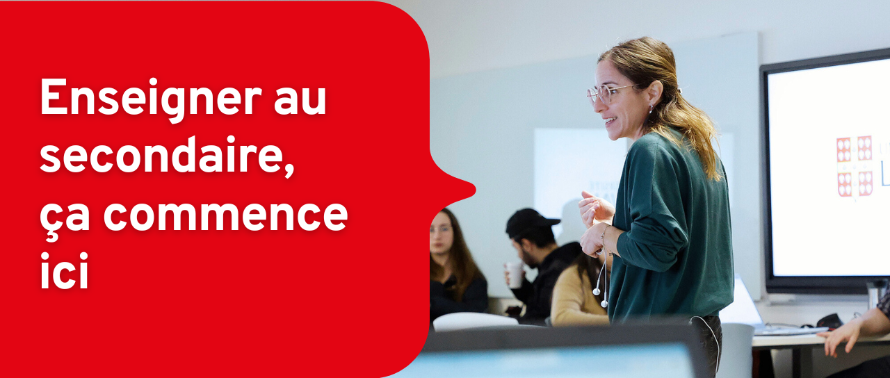 Bannière des programmes en enseignement secondaire
