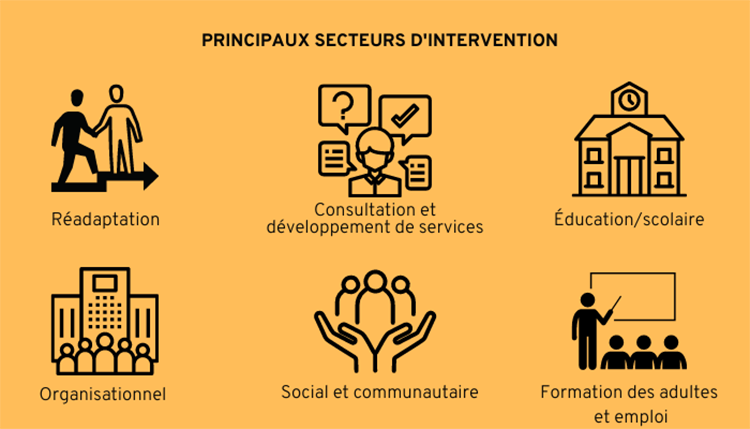 Secteurs d'intervention