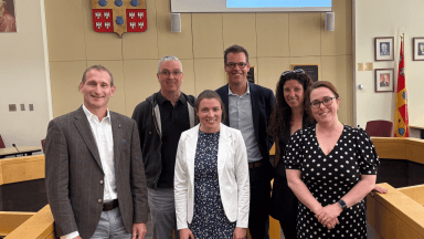 Érick Falardeau, Éric Frenette, Daisy Pelletier, Frédéric Guay, Isabelle Plante et Catherine Ratelle
