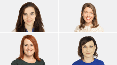 Géraldine Heilporn, Claudia Corriveau, Christine Hamel et Pier-Ann Boutin